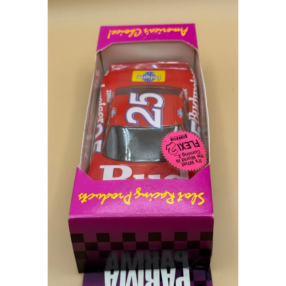 🏁 Vintage Parma Flexi 2 Budweiser #25 Slot Car 4